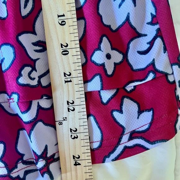 Canari Red and White Floral Bicyclist Shirt Hawaiian light weight vibrant sporty - Picture 5 of 7